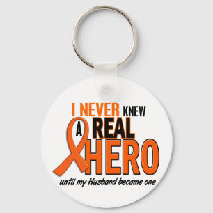 Never Knew A Hero 2 ORANGE (Husband) Key Ring