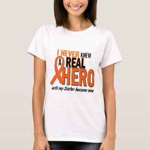Never Knew A Hero 2 ORANGE (Sister) T-Shirt