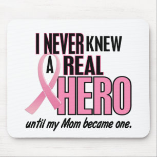 Never Knew A Hero 2 PINK (Mum) Mouse Mat