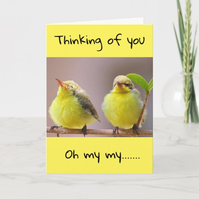 NEVER KNEW HOW MUCH I WOULD "MISS YOU" CARD (Front)