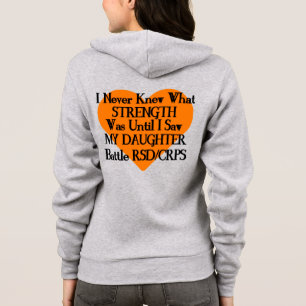 Never Knew Strength/Heart/Daughter...RSD/CRPS Hoodie