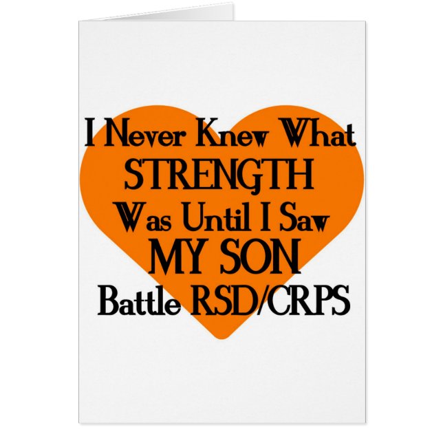 Never Knew Strength/Heart/Son...RSD/CRPS (Front)