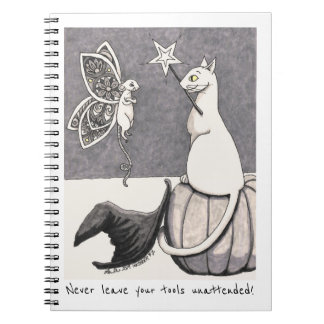 Never Leave Your Tools Unattended spiral notebook