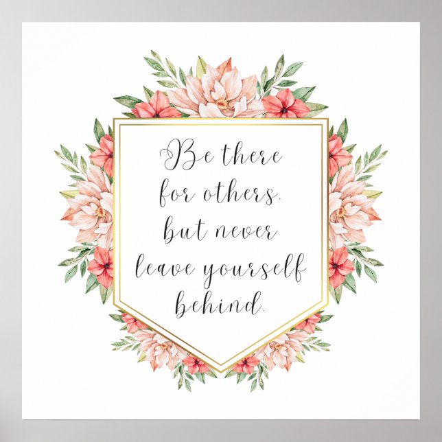 Never Leave Yourself Behind Poster (Front)