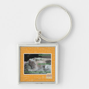 Never living in a cage again key ring