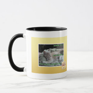 Never living in a cage again mug