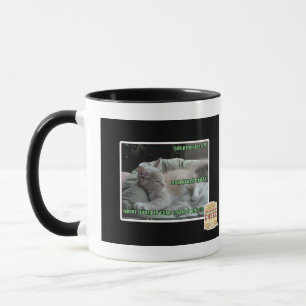 Never living in a cage again mug