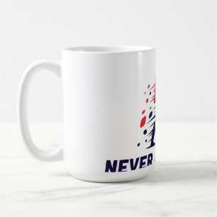 Never Look Back Logo: Forward Momentum Coffee Mug