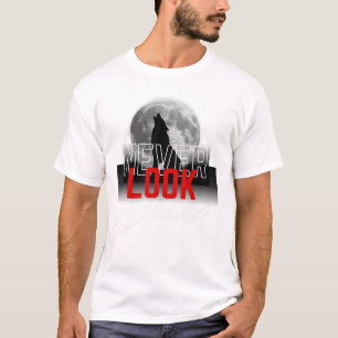 Never Look Back Moon Design T-Shirt