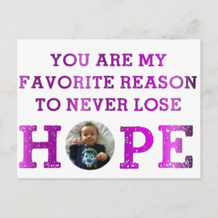 Never Lose Hope - Audrey Postcard