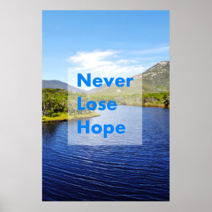 Never lose hope poster