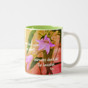 Never Lose Hope Rumi Inspirational Quote Two-Tone Coffee Mug