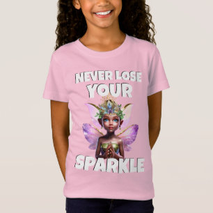 Never lose your sparkle fairy cartoon princess T-Shirt