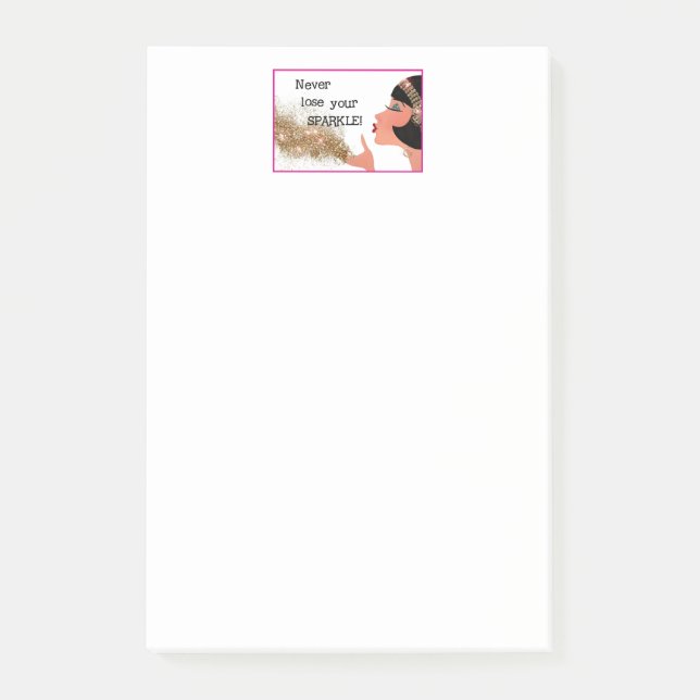 "Never Lose Your SPARKLE!" Post-it Notes (Front)