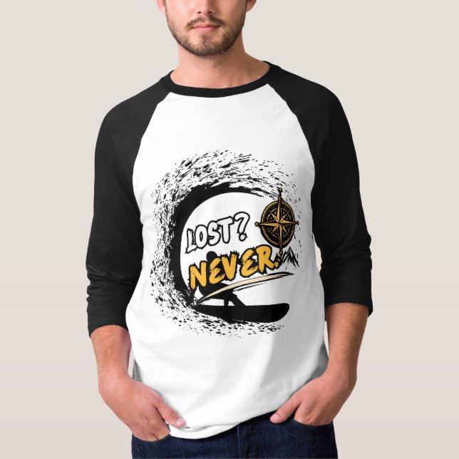 Never Lost Adventure Long Sleeve T-Shirt (Front)