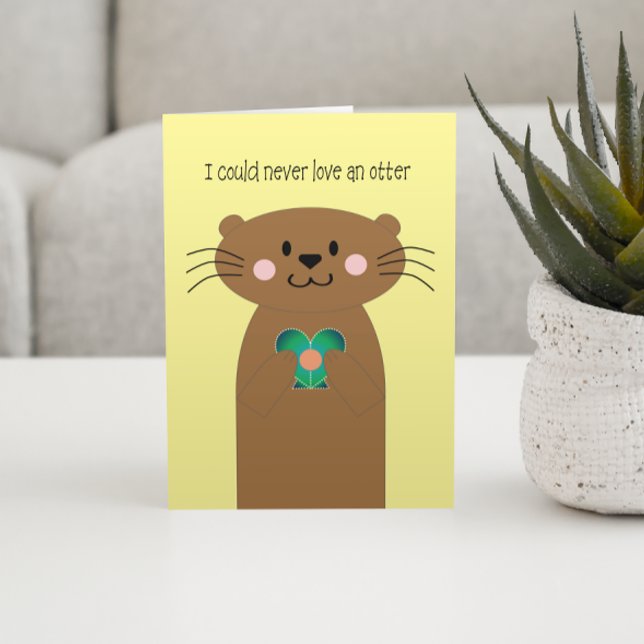 Never Love an Otter Anniversary Card (Creator Uploaded)