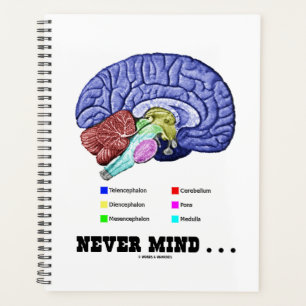 Never Mind ... Brain Anatomy Psyche Humour Planner
