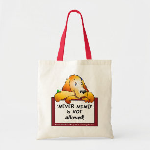 Never Mind tote bag