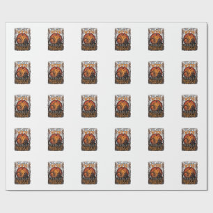 Never Mind Witch Beware Labrador Halloween Haunted Wrapping Paper
