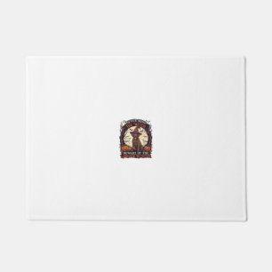 Never Mind Witch Beware Labrador Retriever Hallowe Doormat