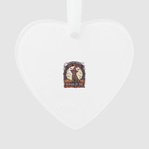 Never Mind Witch Beware Labrador Retriever Hallowe Ornament