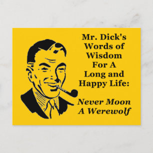 Never Moon A Werewolf Postcard