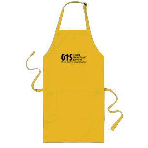 Never out of style with the traditional logo long apron