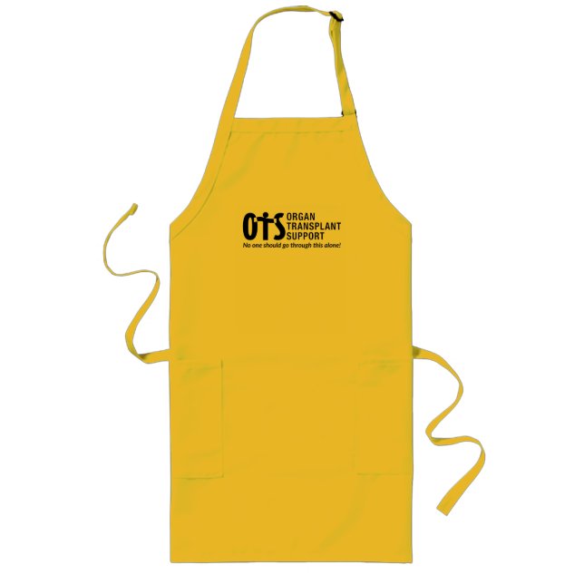 Never out of style with the traditional logo long apron (Front)