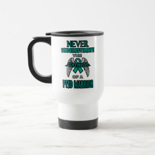 Never...PTSD Warrior Travel Mug