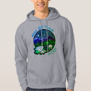 Never Quit Playing Outside Lake and Mountains Hoodie