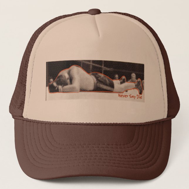 Never Say Die Boxing Hat (Front)