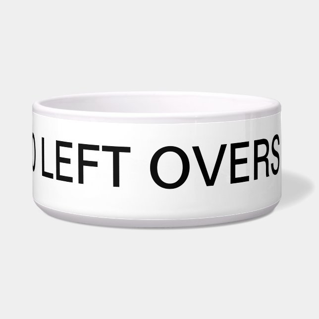 Never say no to left overs (Right)
