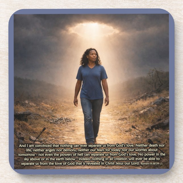 Never separated from God Coaster (Front)