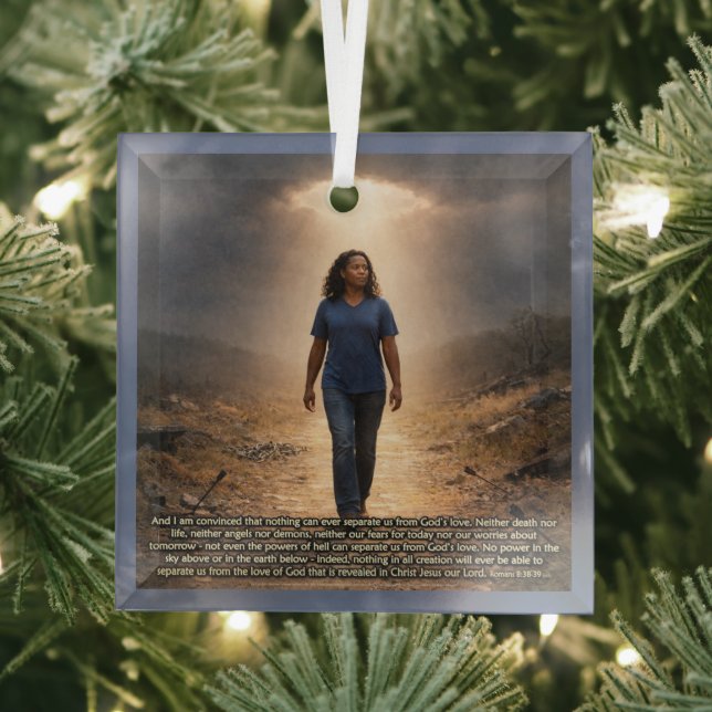 Never separated from God Glass Tree Decoration (Insitu)