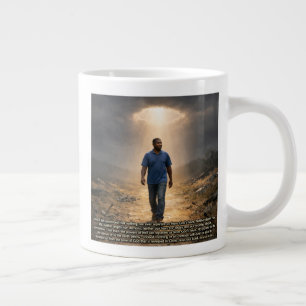 Never separated from God Large Coffee Mug