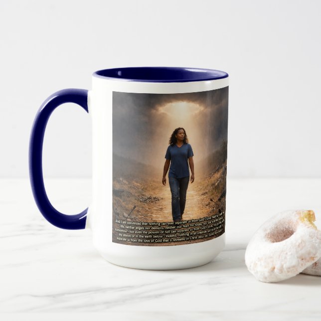 Never separated from God Mug (With Donut)