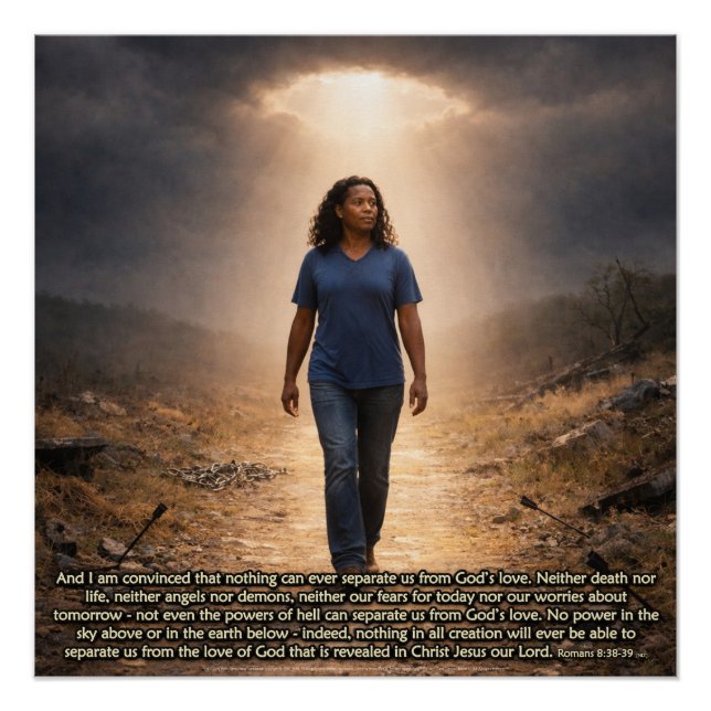 Never separated from God Poster (Front)