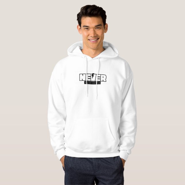 never settle hoodie (Front Full)
