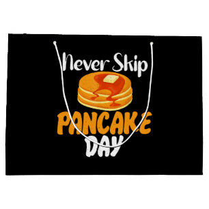 Never skip Pancake Day Large Gift Bag
