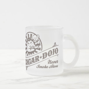 Never Smoke Alone Frosted Glass Coffee Mug