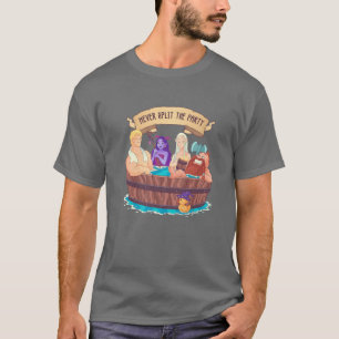 Never Split The Party Batt Tub Role Playing Game F T-Shirt