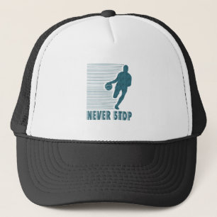 Never Stop: Basketball Trucker Hat