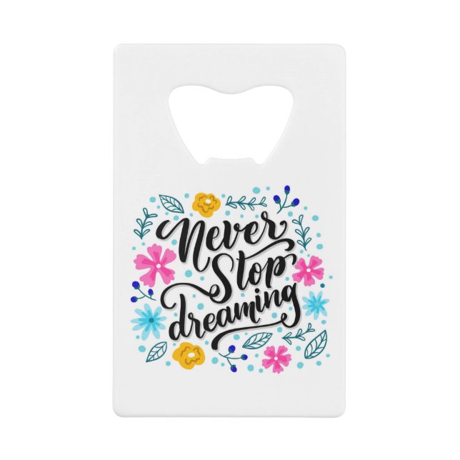 Never Stop Dreaming (Front)