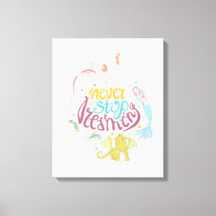 Never Stop Dreaming Canvas Print
