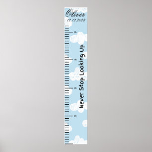 Never Stop Looking Up  Baby Boy Growth Chart