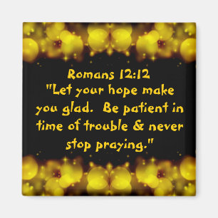 never stop praying Magnet