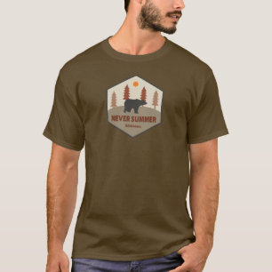 Never Summer Wilderness Colorado Bear T-Shirt