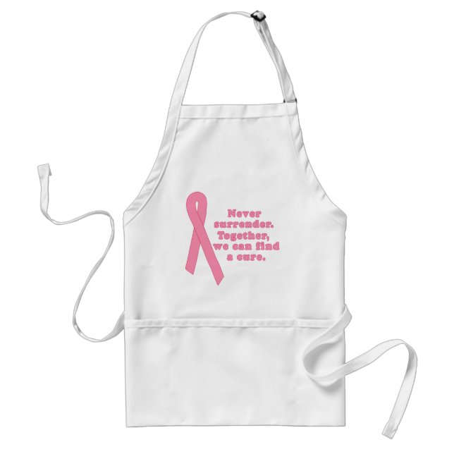 Never Surrender! We CAN find a cure Standard Apron (Front)