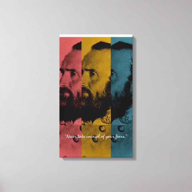 Never Take Counsel of Your Fears Canvas Print (Front)