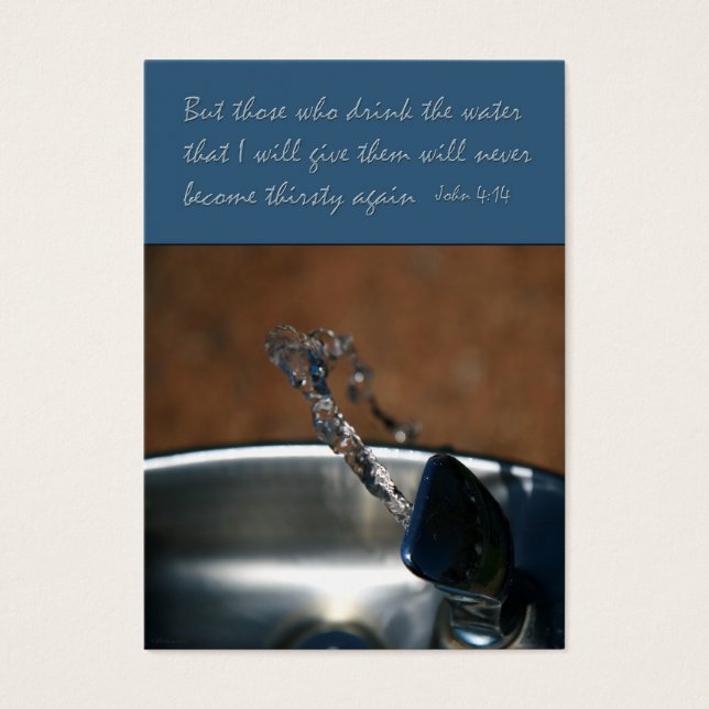 never  thirst again (Front)